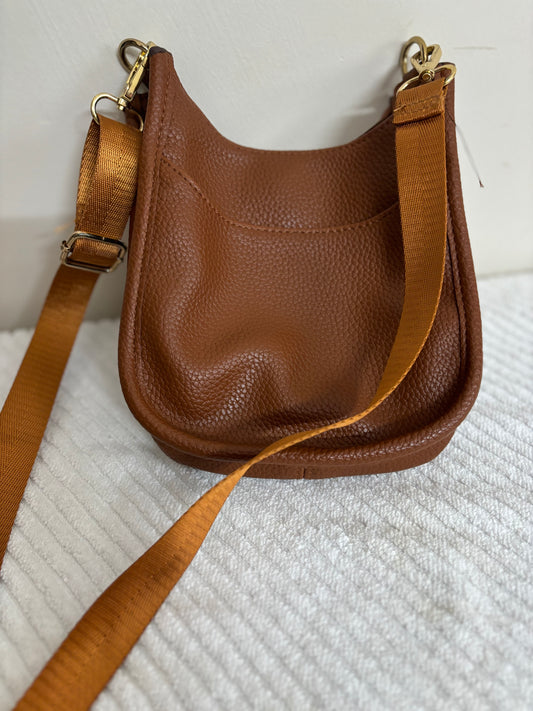 Chic Brown Casual Sling Bag